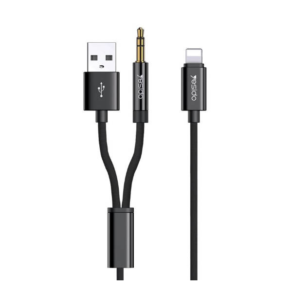 Yesido YAU18 Lightning to 3.5mm Aux Charging & Listening Cable