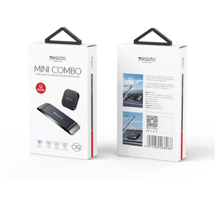 Yesido C152 High Quality All-aluminum Alloy Universal Dashboard Magnetic Mobile Car Phone Holder