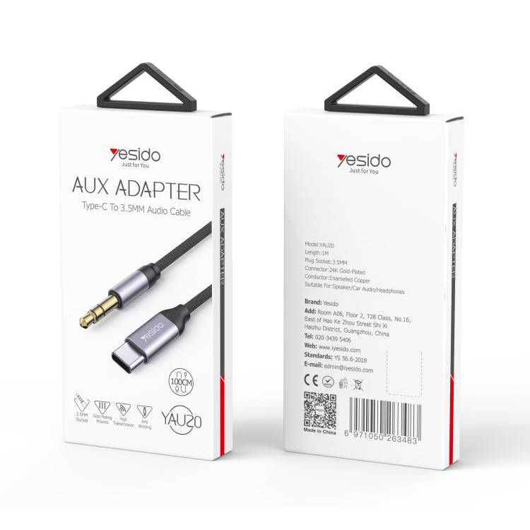 Yesido AUX to Type-C Cable