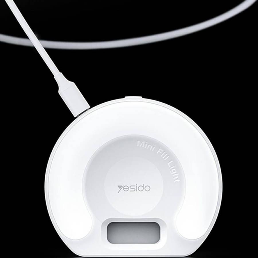 Yesido DH13 Clip-On Selfie Light - 400mAh Battery, 5-Hour Duration
