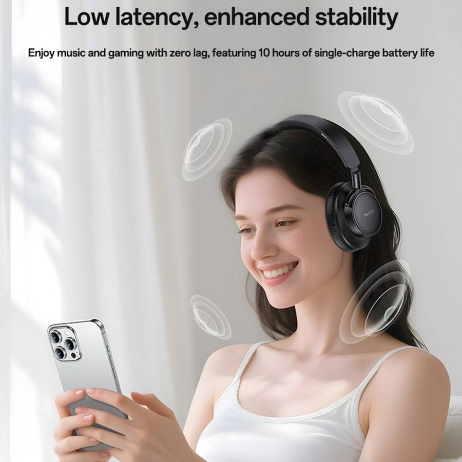 YESIDO EP12 Over-Ear Bluetooth-Compatible Headphones Zero-Pressure Comfort Wired / Wireless Dual ...