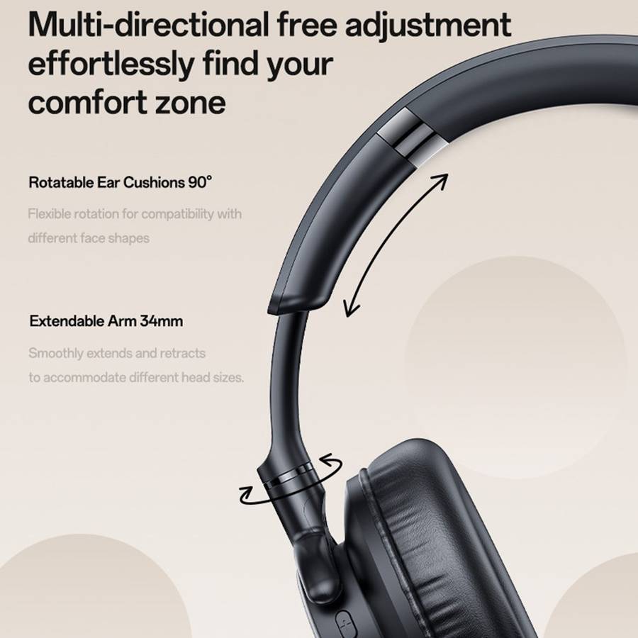 YESIDO EP12 Over-Ear Bluetooth-Compatible Headphones Zero-Pressure Comfort Wired / Wireless Dual ...