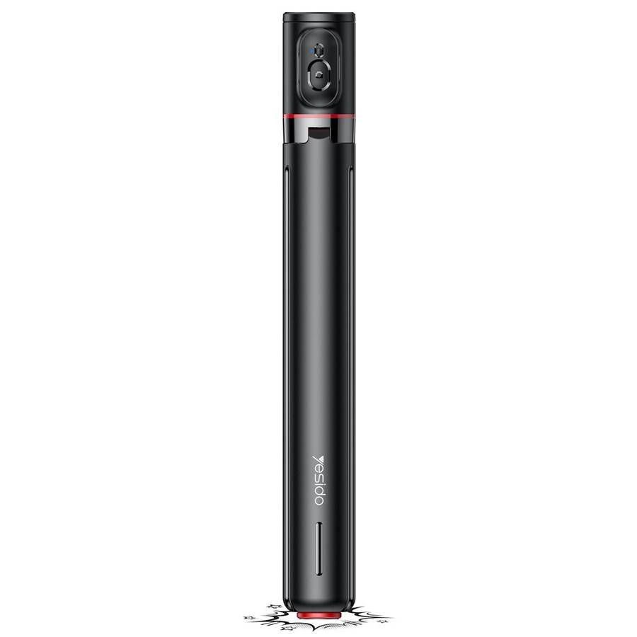 YESIDO SF30 Pop Up Tripod 1.7m Extendable Bluetooth-Compatible Selfie Stick with Remote Control