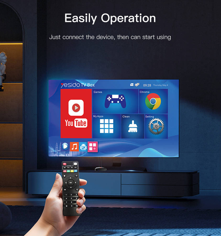 Yesido TV12 Game,  Android TV Box System