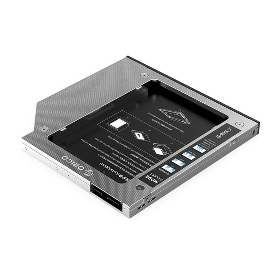 ORICO 9.0mm/9.2mm/9.5mm SATA3.0 Optical Caddy Drive - Silver