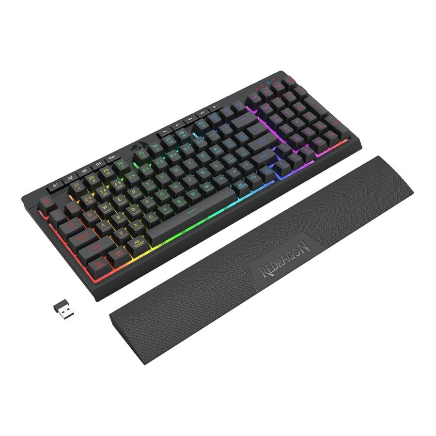 Redragon RYLO PRO S142 Tri-Mode RGB Gaming Keyboard and Mouse Combo