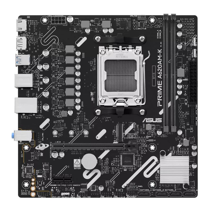Asus PRIME A620AM-K AM5 M-ATX Motherboard