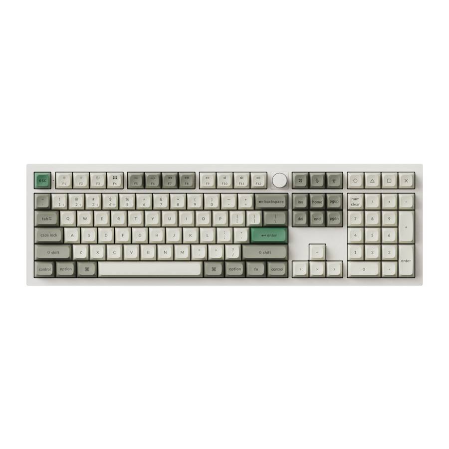 Keychron Q6 Max QMK/VIA Wireless Custom Mechanical Keyboard KSA Gateron Red Jupiter Switches - Sh...