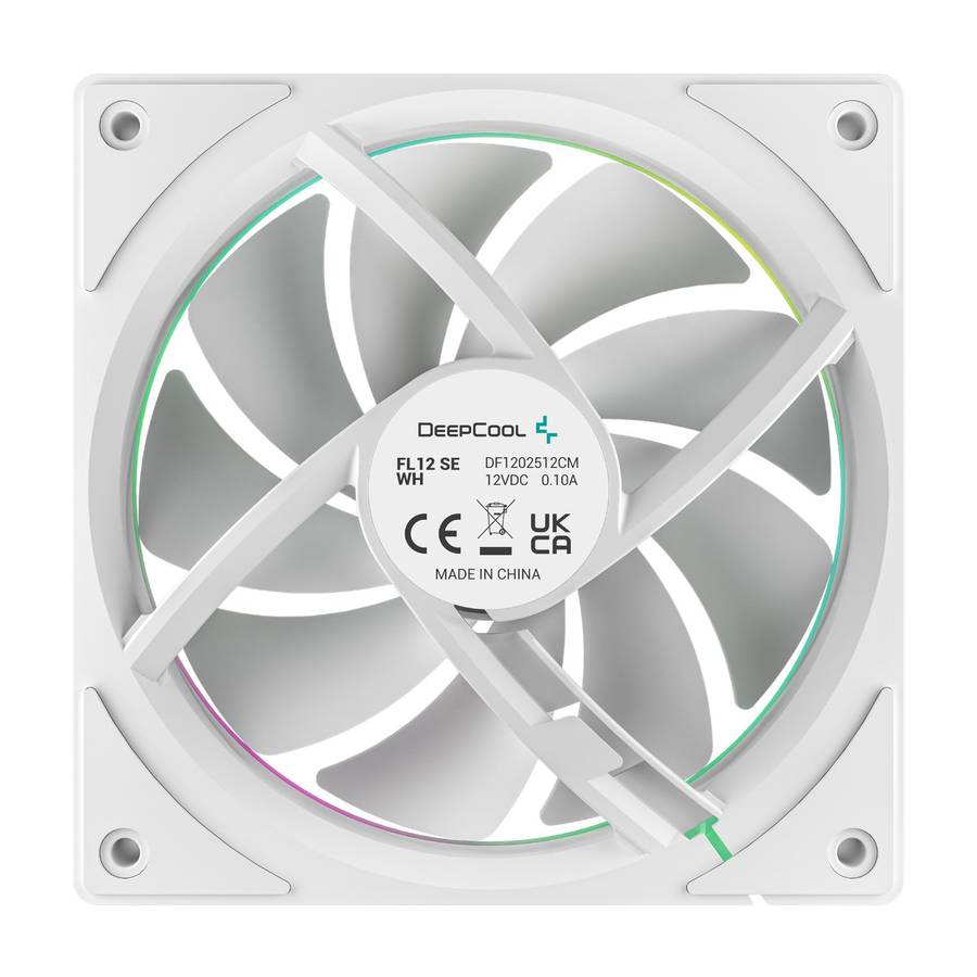 DeepCool FL12 SE 3-in-1 ARGB 120mm Fan 3 Pack - White