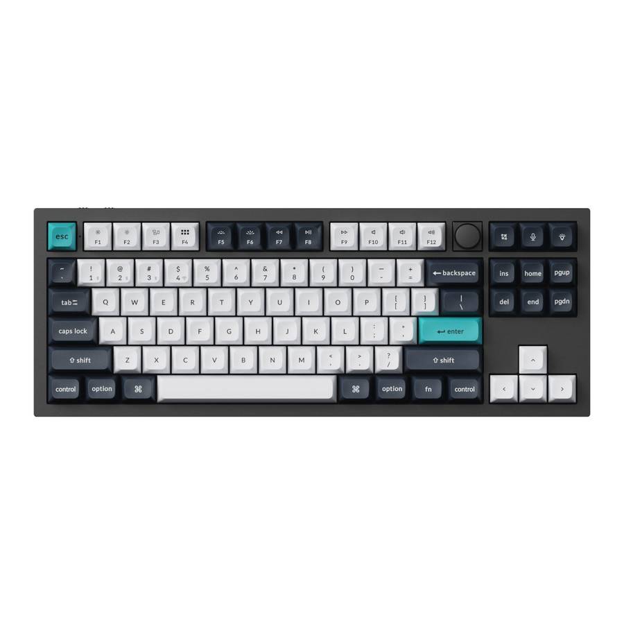 Keychron Q3 Max 80% Full Assembled Knob Red Switch Hot-Swap Gateron Jupiter RGB Wireless Keyboard...