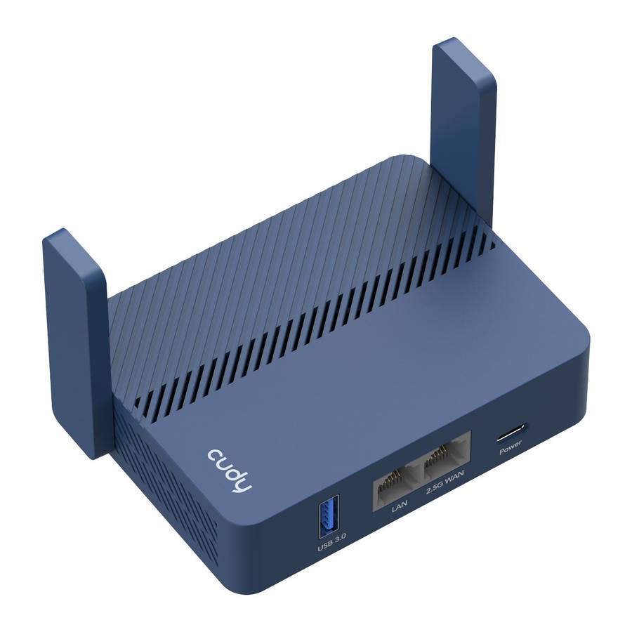 Cudy AX3000 2.5G Wi-Fi 6 Mini VPN Travel Router (TR3000)