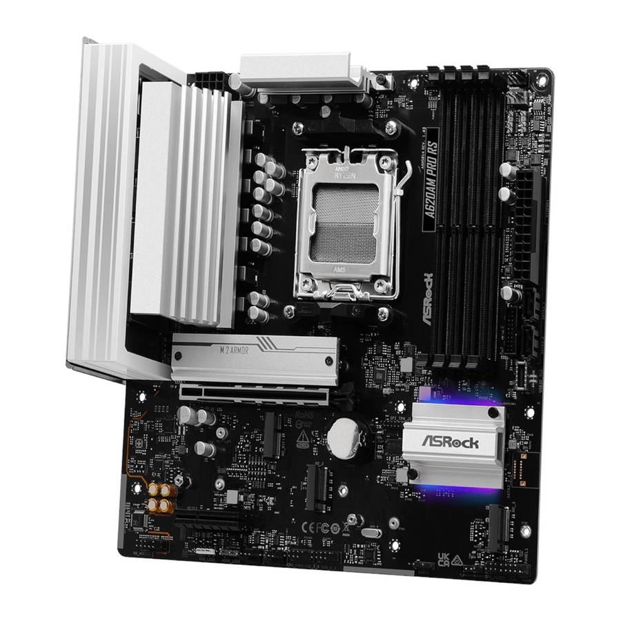 ASRock A620AM Pro RS AM5 M-ATX Motherboard