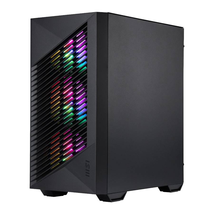 MSI PRO FORGE M050A Micro-ATX Gaming Chassis - Black