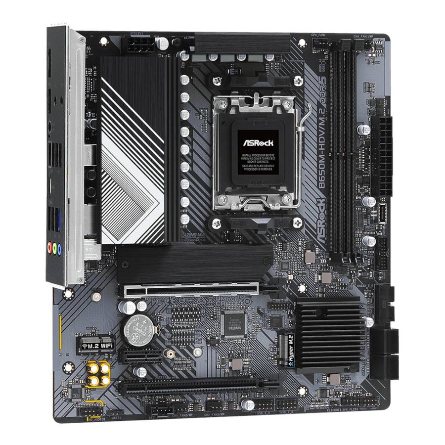 ASRock B650M-HDV/M.2 AM5 Micro-ATX Motherboard