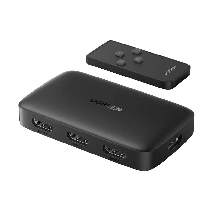 UGREEN CM332 3-in-1 HDMI 1.4 Switch 4K