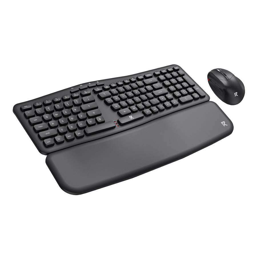 Redragon BS7161 2.4G Wireless Keyboard and Mouse Combo - Black