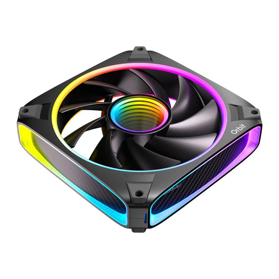 Antec ORBIT PWM 120mm ARGB Fan 3 Pack - Black