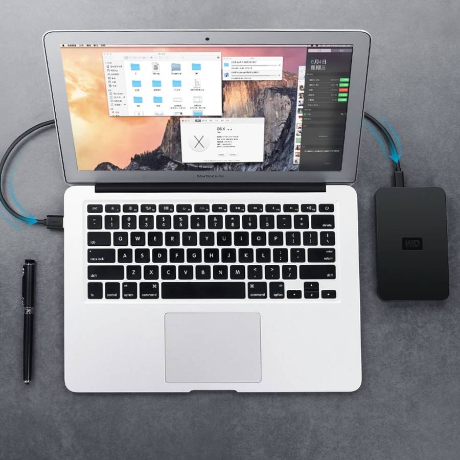 UGREEN US132 USB to Mini USB 2.0, 450Mbps SuperSpeed Cable - 2m