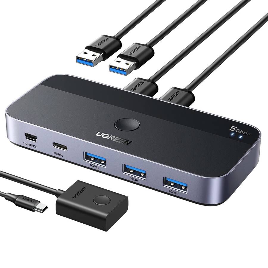 UGREEN Sharing Switch Box 2-in-4 Out