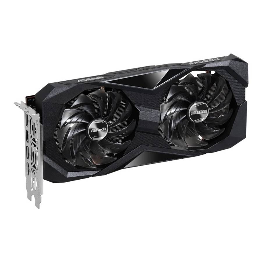 ASRock Radeon RX7600 Challenger 8G OC GDDR6 128-BIT Graphics Card