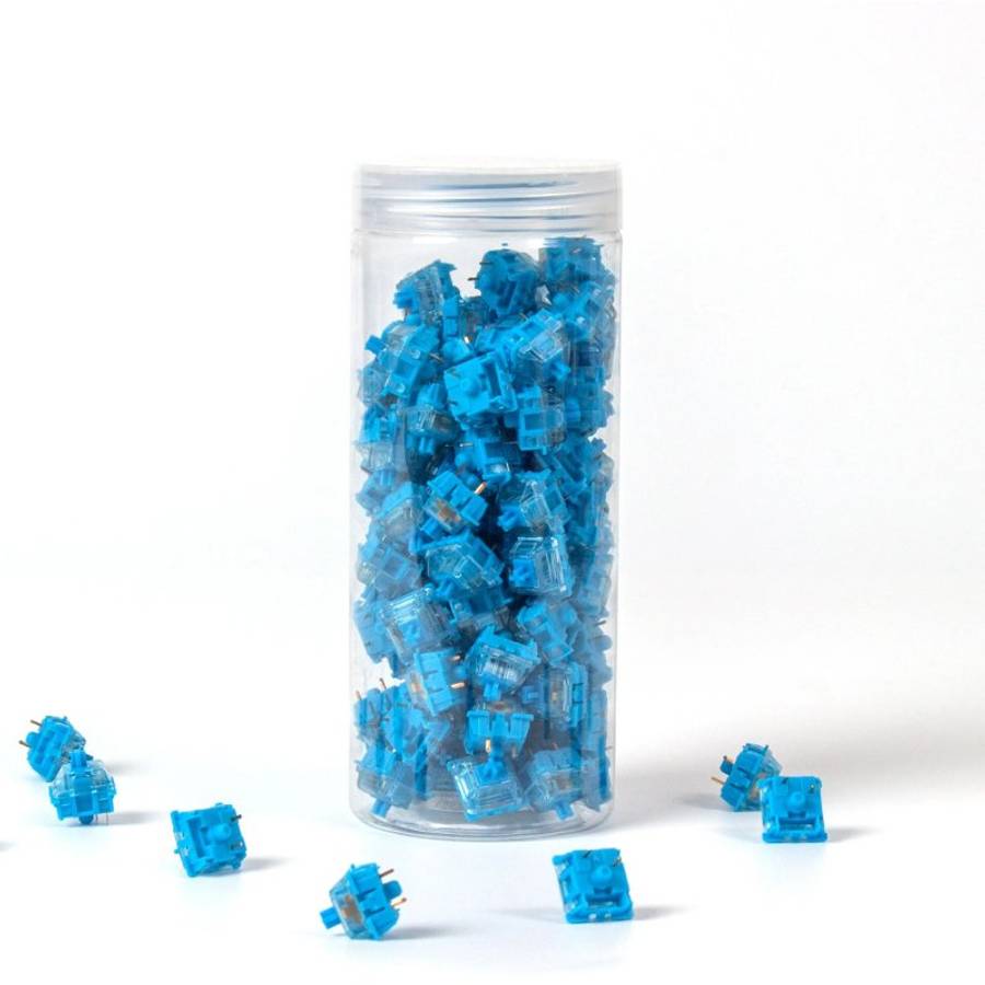 Keychron Blue Gateron Phantom Switches 110 pcs