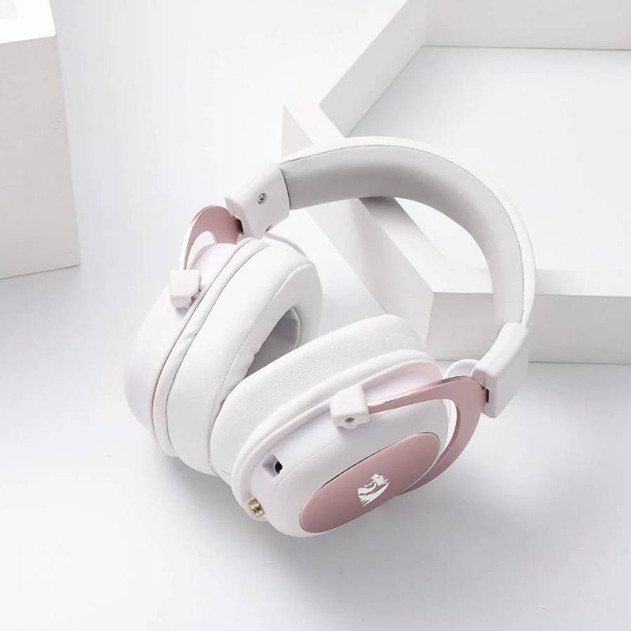 REDRAGON Over-Ear ZEUS 2 USB Gaming Headset - White