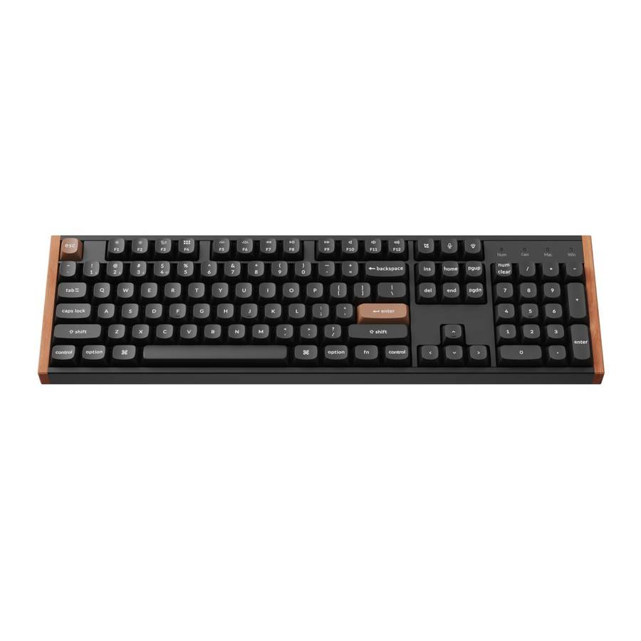 Keychron K10 HE 100% Wireless Magnetic Gaming Keyboard Nebula Switches  Black