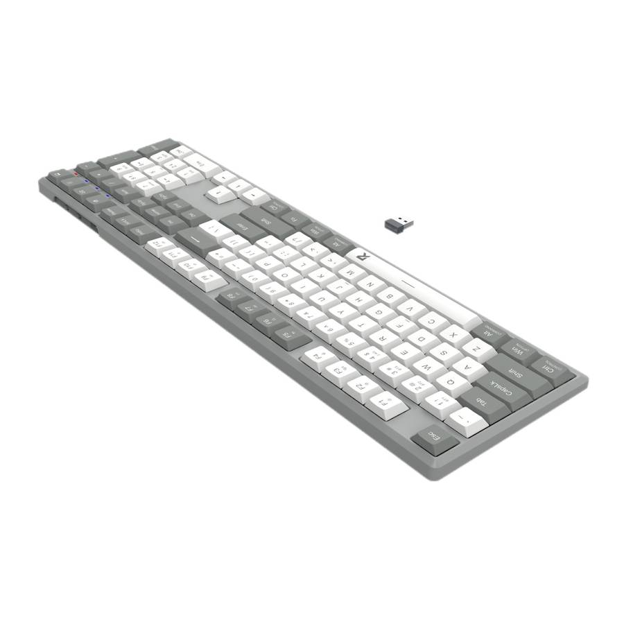 Redragon BK-7485 Wireless Office Keyboard - Grey
