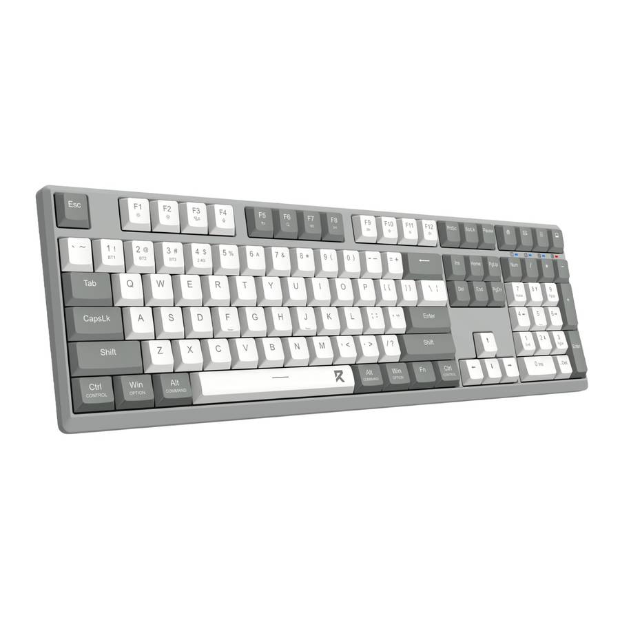 Redragon BK-7485 Wireless Office Keyboard - Grey