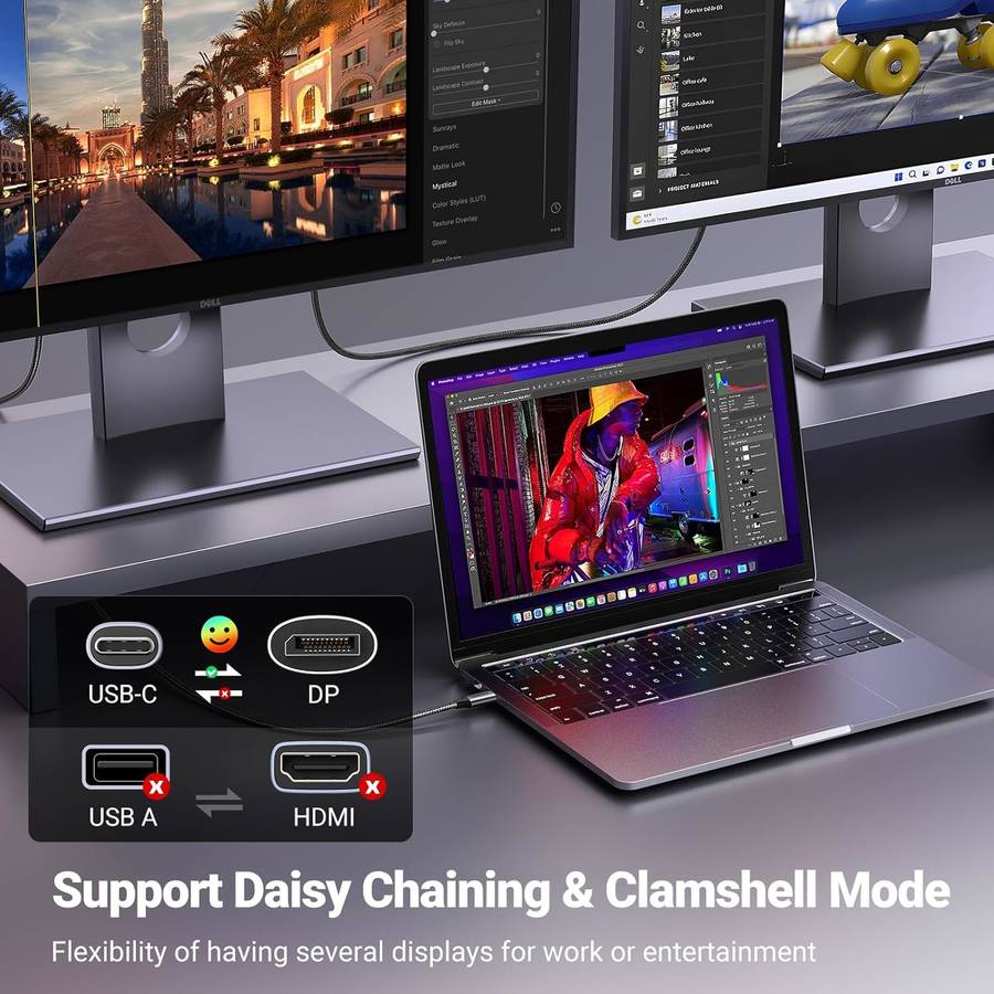 UGREEN USB Type-C to DisplayPort 1.4 Cable 2m