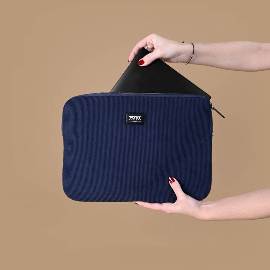 PORT MILANO II ECO laptop sleeve 16" Navy Blue