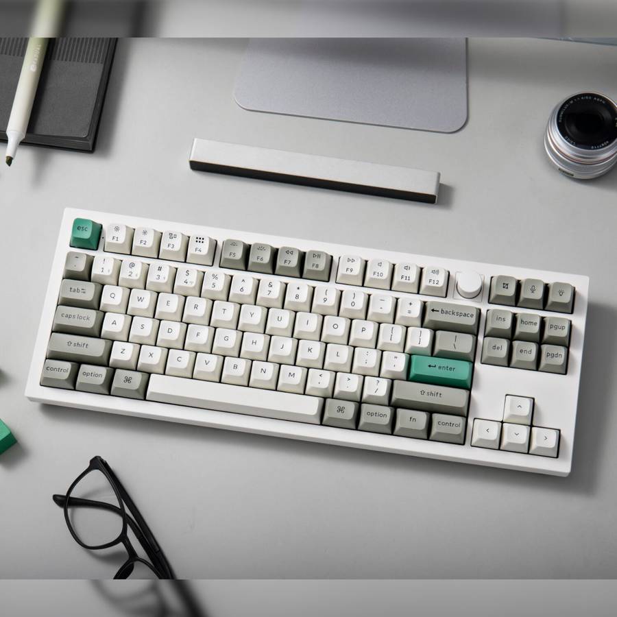 Keychron Q3 Max 80% Full Assembled Knob Red Switch Hot-Swap Gateron Jupiter RGB Wireless Keyboard...