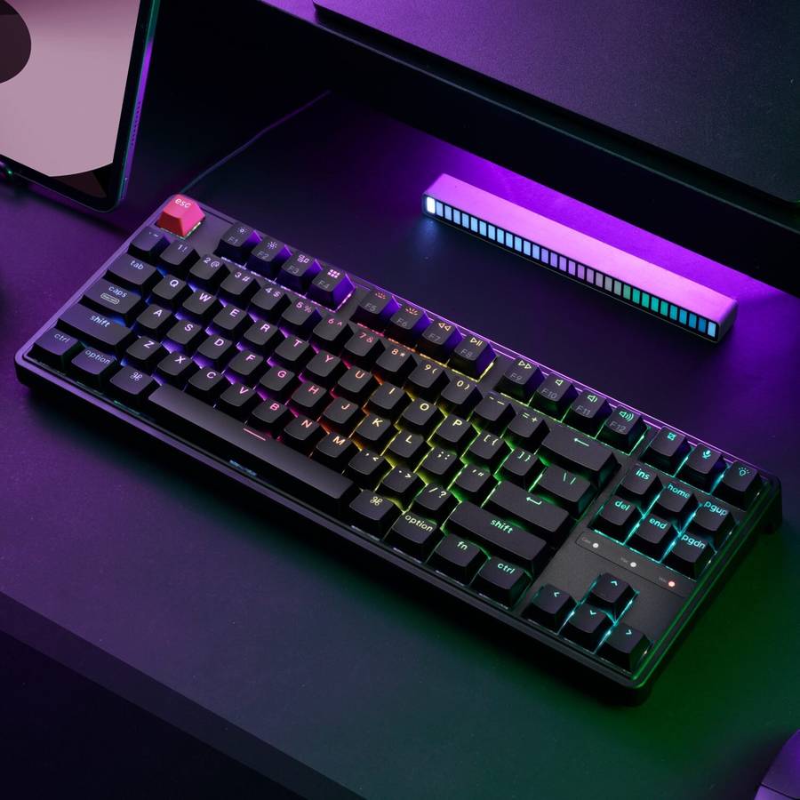 Keychron C3 Pro 80% 8K Super Banana Switch Hot-swappable RGB Wired Custom Mechanical Keyboard
