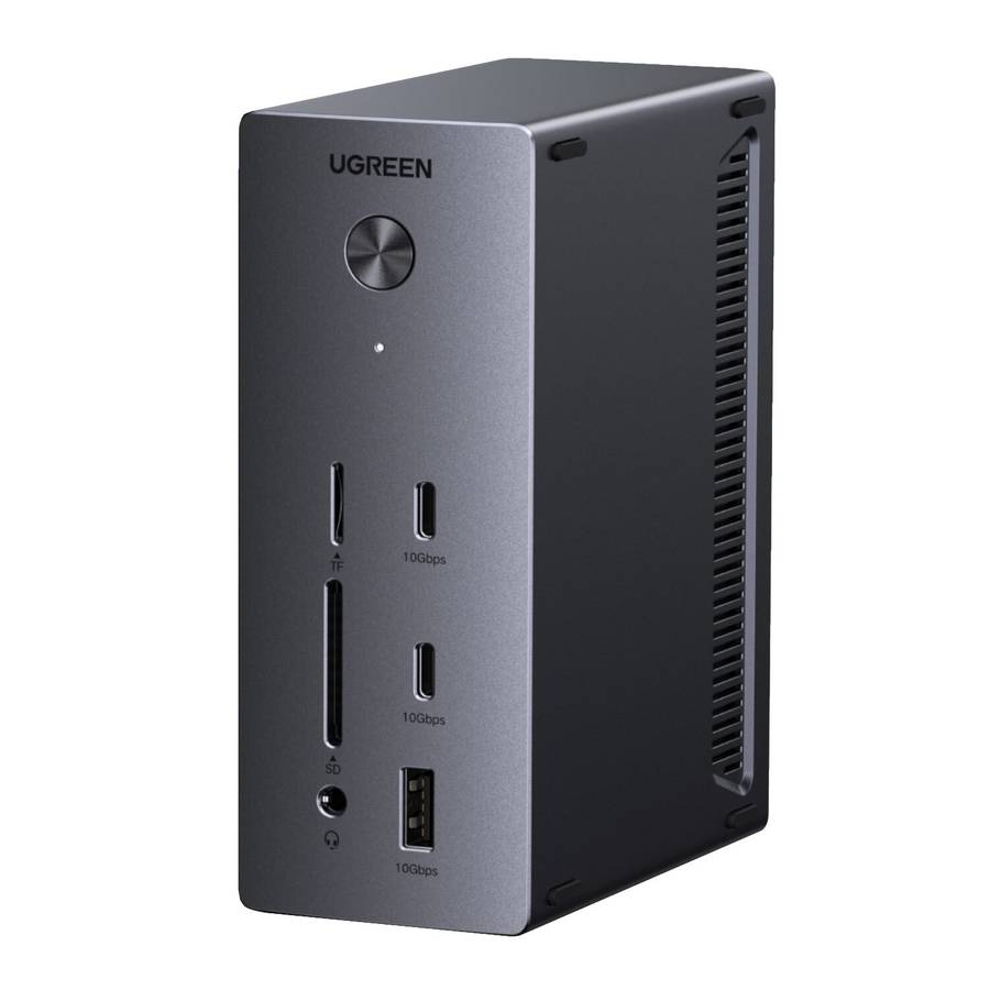 UGreen 14-in-1 USB Type-C TO USB/2x HDMI/DP/RJ45 Docking Station