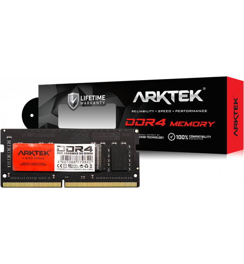 ARKTEK SODIMM: 8GB DDR4 2666