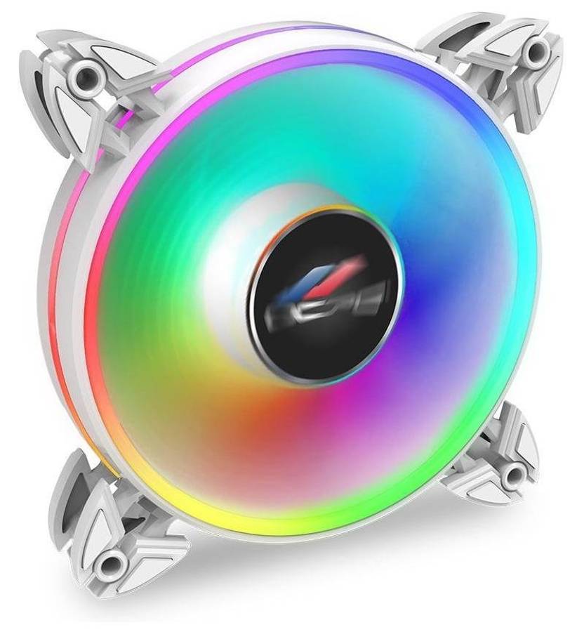 OCPC Velocita 120 ARGB PWM Case Fan - WHITE