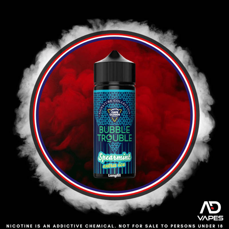 Cape Clouds Bubble Trouble Spearmint Extra Ice 120ml Flavour Shot