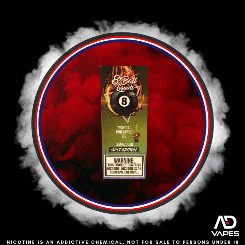 Vape Republic 8Ball Tropical Pineapple Ice 25mg 30ml