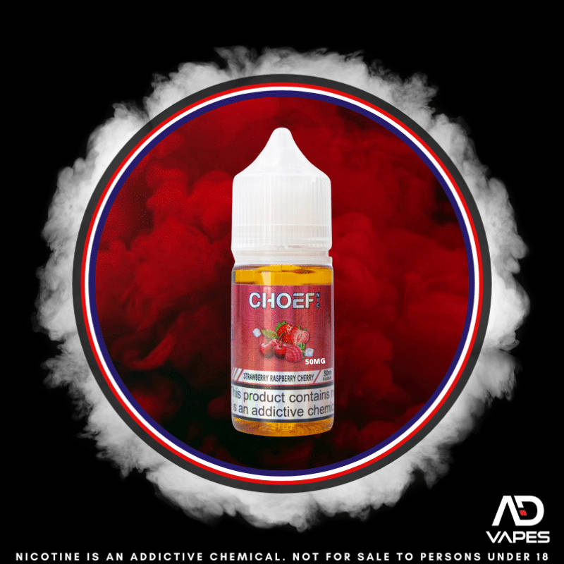 Choef Strawberry Raspberry Cherry 50mg 30ml