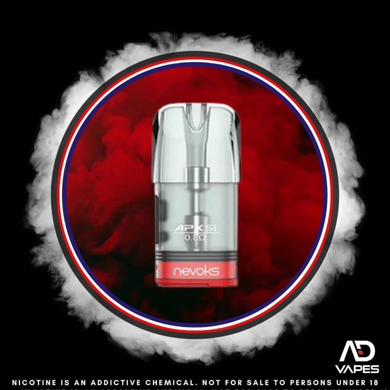 Nevoks APX Replacement Mesh Pod 0.8ohm 3 Pack