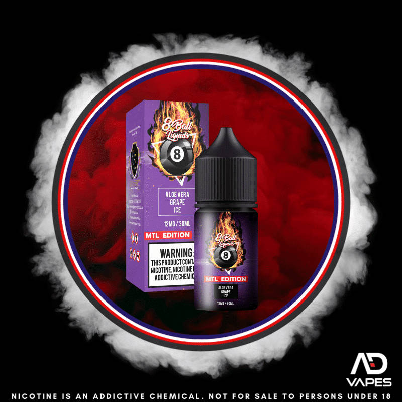Vape Republic 8Ball Aloe Vera Grape 12mg 30ml