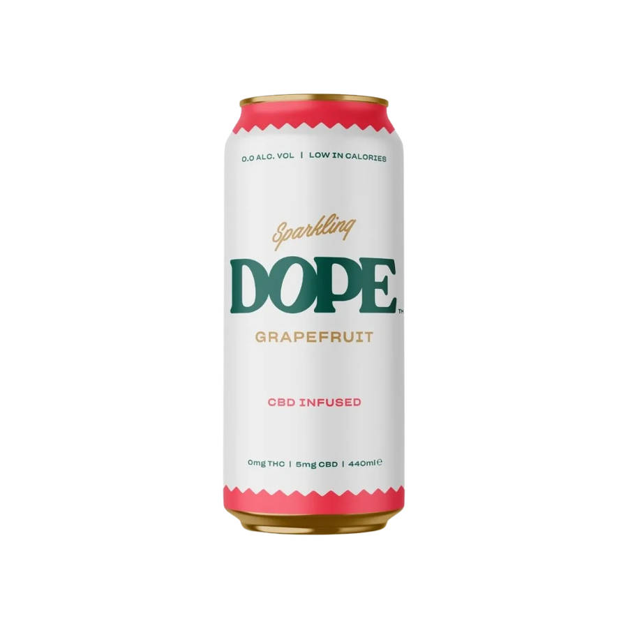Dope Sparkling CBD Infused Drink Grapefruit - 440ml