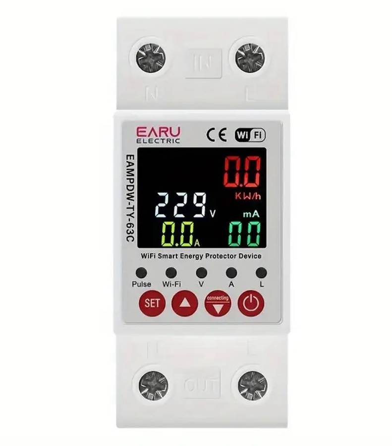 Smart WiFi Earth Leakage with Colour Display (63C)