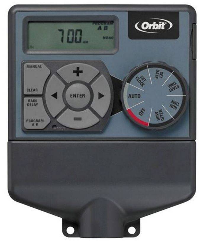 Orbit - Water Controller Indoor 4 Station - Grey
