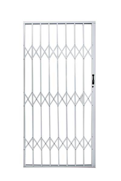 Armourdoor Alu Trellis Security Gate (1m x 2.1m) - White