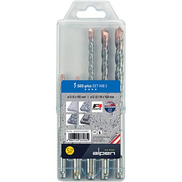 Alpen - Drill Bit Set - Set of 5