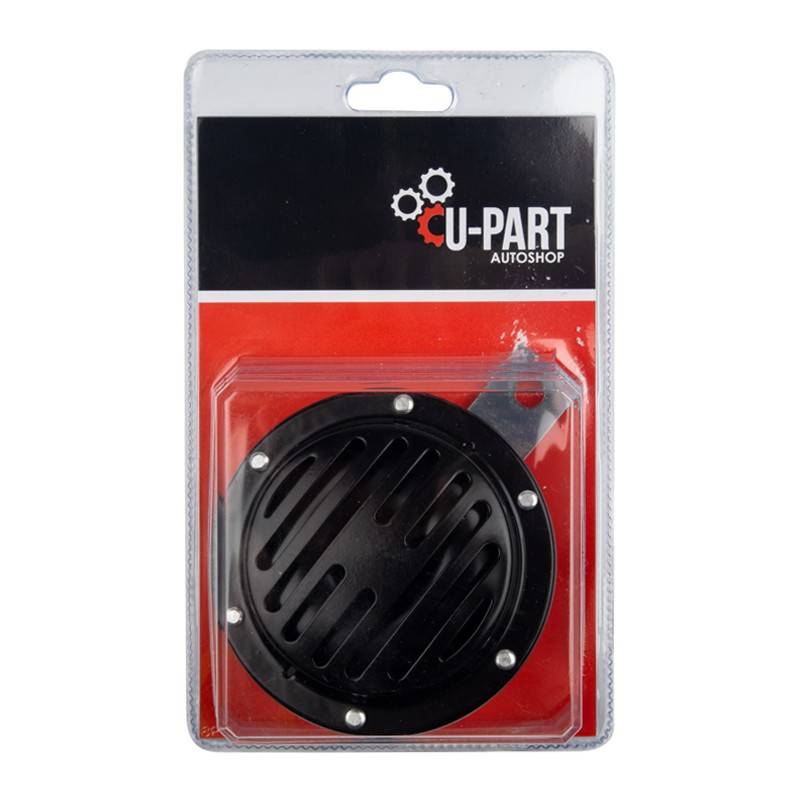 U-Part Autoshop Flat Round Hooter - 12V