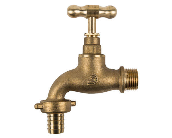 Bib Hose Brass Tap - Heavy Duty 15mmx3/4 Inch