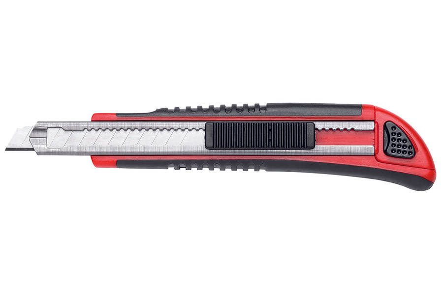 Gedore Red Utility Knife 5 Blades-B.9mm