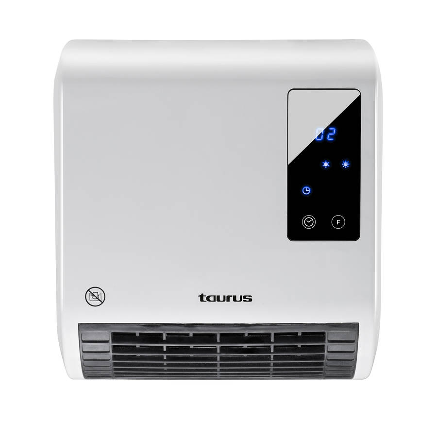 Taurus Heater Wall Mount White 2 Heat Settings 1000-2000W "RCMB 231"